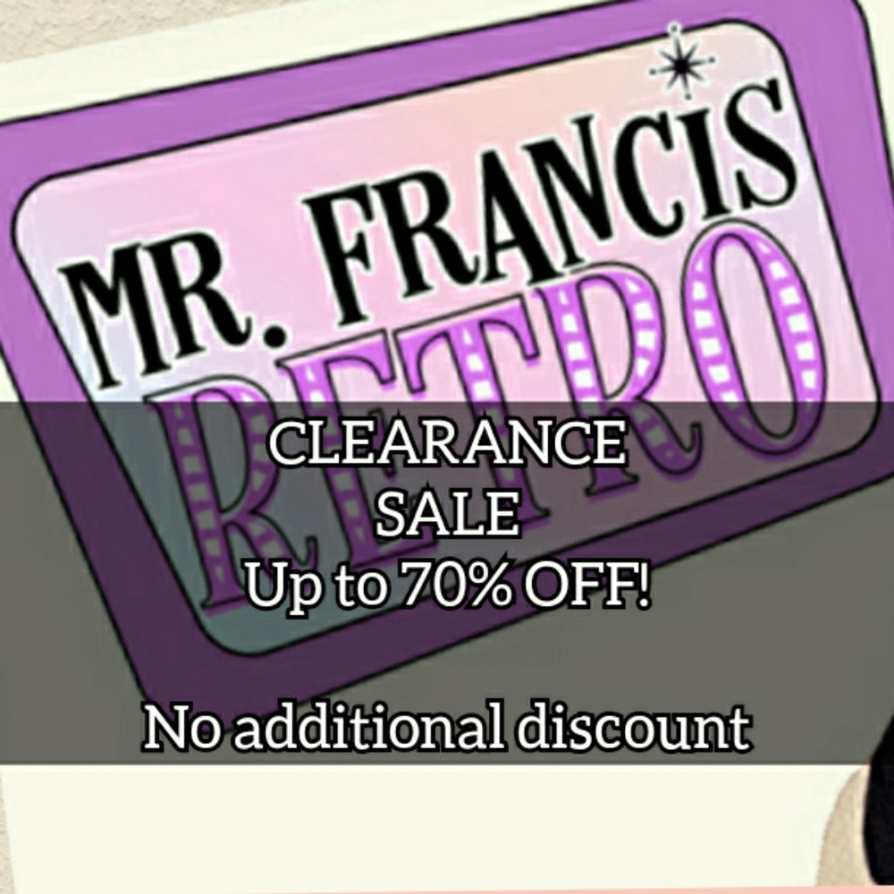CLEARANCE SALE up to 70% off